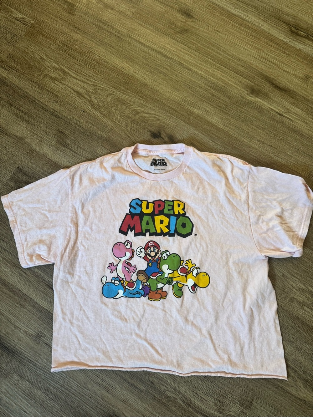 Super Mario Graphic Tee - Pink Women’s T-Shirt